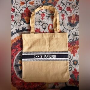 Christian Dior gift with purchase tote